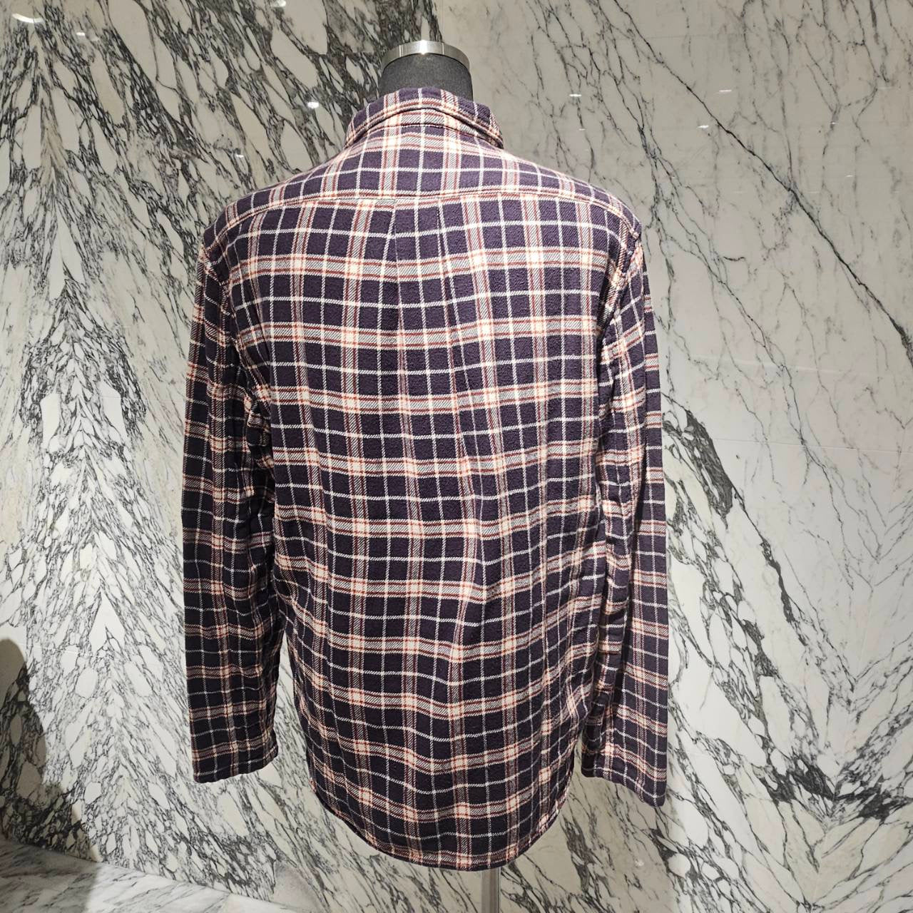 CHROME HEARTS Y NOT HEYWOOD Zip Up Check Shirt Size M クロムハーツ ワイノット ヘイウッド ジップアップ チェックシャツ サイズM